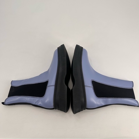 GANNI Creepers Chelsea Boots Blue Size 43 US Women’s 13 - Picture 7 of 9